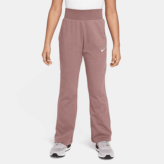 ДЕТСКО ДОЛНИЩЕ ЗА МОМИЧЕ NIKE NSW FLARE PANT JSY LBR БЛЕДОКАФЯВО