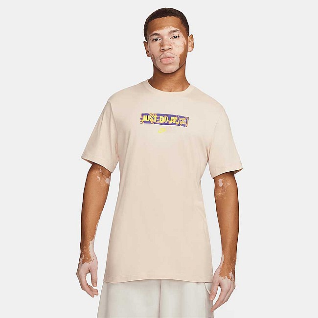МЪЖКА ТЕНИСКА NIKE NSW TEE SPRING BREAK JDI БЕЖОВА