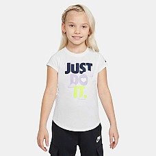 ДЕТСКА ТЕНИСКА ЗА МОМИЧЕ NIKE G SWEET SWOOSH JDI TEE БЯЛА