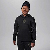 ДЕТСКИ СУИТШЪРТ ЗА МОМЧЕ NIKE JORDAN MJ PSG HBR FLC PO ЧЕРЕН