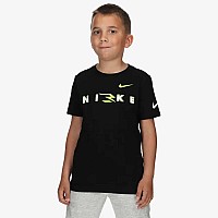 ДЕТСКА ТЕНИСКА ЗА МОМЧЕ NIKE RWB WORDMARK TEE ЧЕРНА
