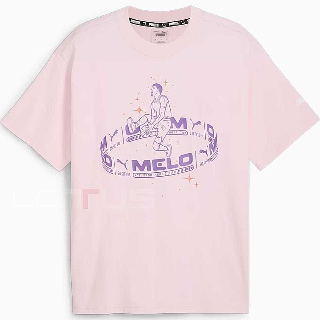 МЪЖКА ТЕНИСКА PUMA 62534701 MELO IRIDESCENT SS TEE II РОЗОВА