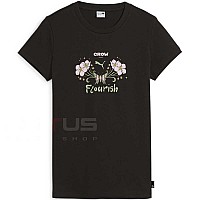 ДАМСКА ТЕНИСКА PUMA 62540701 GRAPHICS GROW & FLOURISH TEE ЧЕРНА