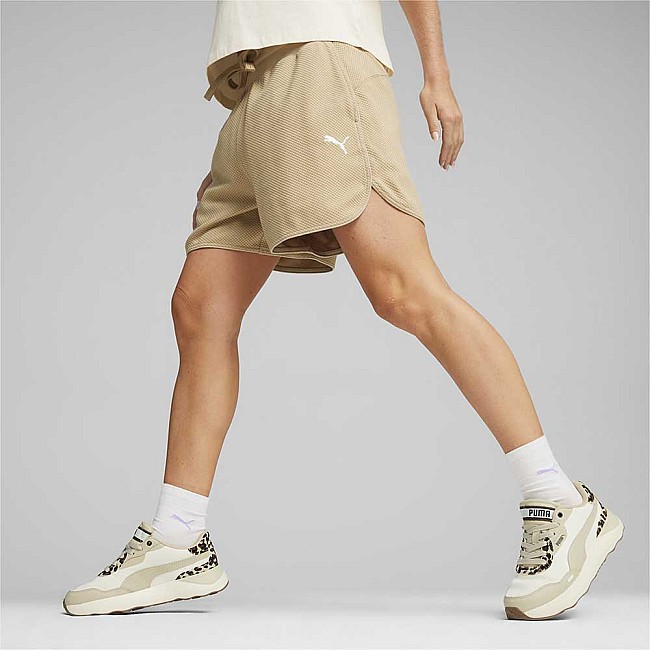 ДАМСКИ КЪСИ ПАНТАЛОНИ PUMA 67870183 HER 5IN SHORTS БЕЖОВИ