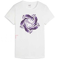 ДАМСКА ТЕНИСКА PUMA 67991502 ESS+ GRAPHIC TEE БЯЛА