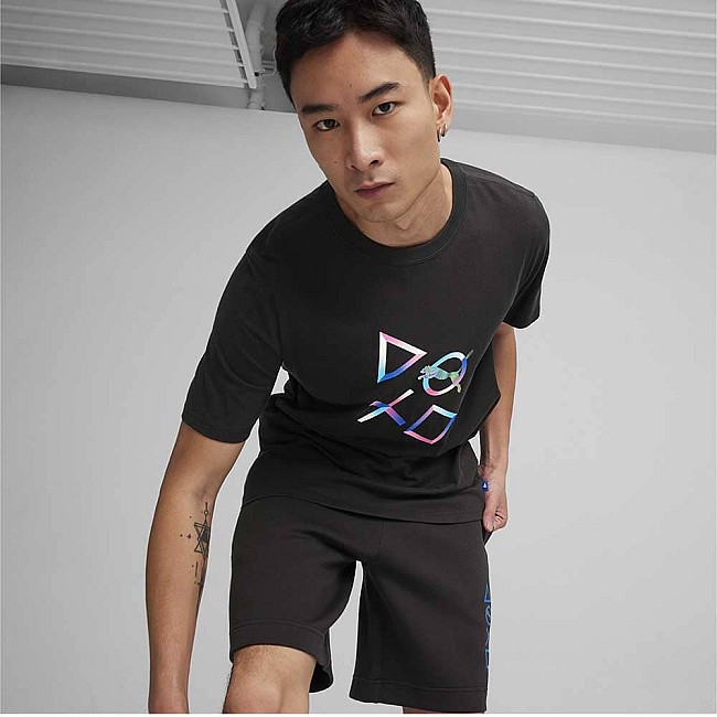 МЪЖКА ТЕНИСКА PUMA X PLAYSTATION 62467601 GRAPHIC TEE ЧЕРНА