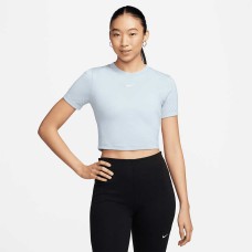 ДАМСКА ТЕНИСКА NIKE NSW ESSNTL SLM CRP СВЕТЛОСИНЯ