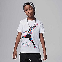 ДЕТСКА ТЕНИСКА NIKE B JORDAN JUMPMAN HBR HEIRLOOM SS TE БЯЛА