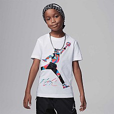 ДЕТСКА ТЕНИСКА NIKE B JORDAN JUMPMAN HBR HEIRLOOM SS TE БЯЛА