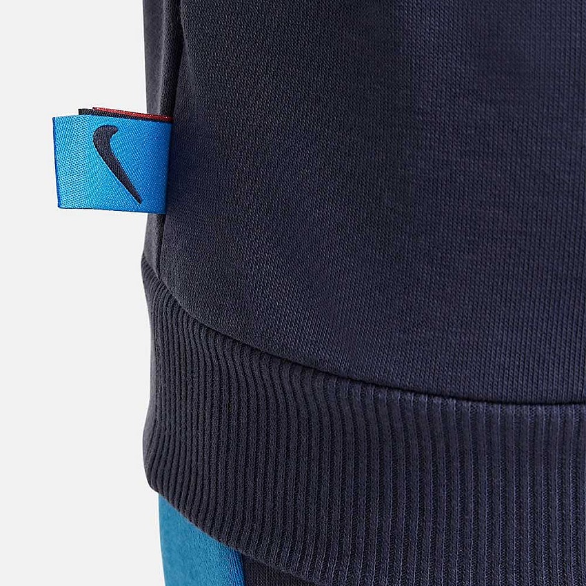 ДЕТСКИ СПОРТЕН ЕКИП ЗА МОМЧЕ NIKE COLOR BLOCKED JOGGER SET СИН/КАФЯВ