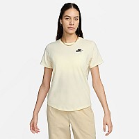 ДАМСКА ТЕНИСКА NIKE NSW CLUB SS TEE КРЕМАВА