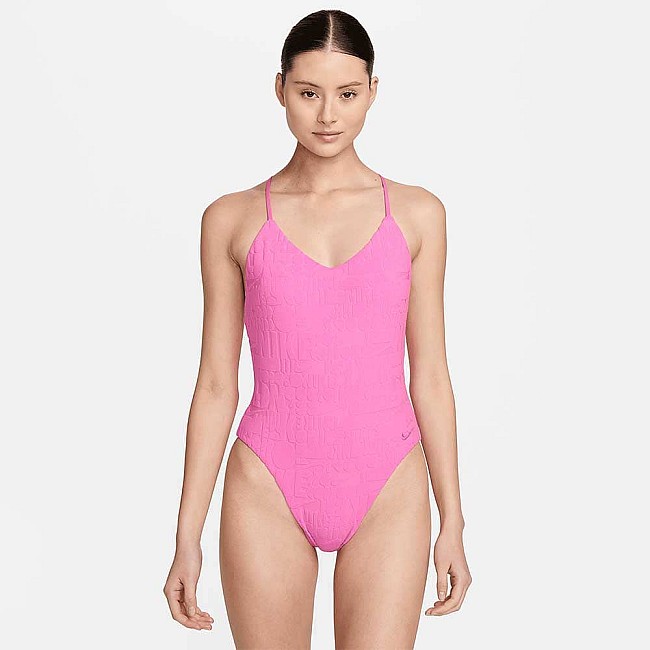 ДАМСКИ БАНСКИ NIKE NESSE244-652 T-BACK ONE PIECE РОЗОВ