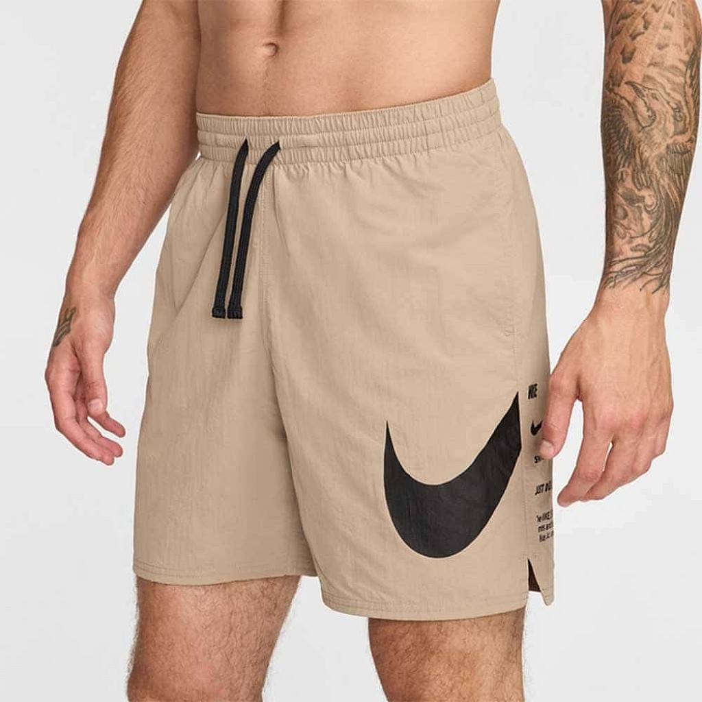 【Nukazuke】 МЪЖКИ ПЛУВНИ ШОРТИ NIKE NESSE506-232 7IN VOLLEY SHORT КАФЯВИ