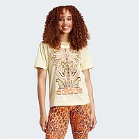 ДАМСКА ТЕНИСКА ADIDAS IV9759 FARM GFX TEE ЖЪЛТА