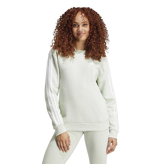 ДАМСКА БЛУЗА ADIDAS IY1707 W 3S FL SWT БЛЕДОЗЕЛЕН