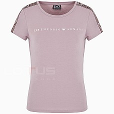 ДАМСКА ТЕНИСКА EA7 EMPORIO ARMANI 6DTT03-1341 NATURAL VENTUS7 W TEE РОЗОВА