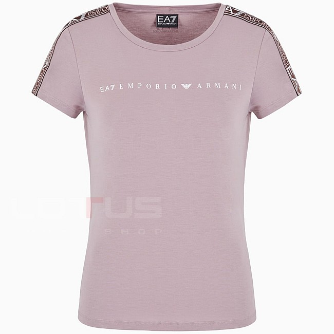 ДАМСКА ТЕНИСКА EA7 EMPORIO ARMANI 6DTT03-1341 NATURAL VENTUS7 W TEE РОЗОВА