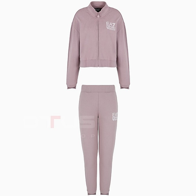 ДАМСКИ СПОРТЕН ЕКИП EA7 EMPORIO ARMANI 6DTV55-1341 TRAIN VISIBILITY W T-SUIT FZ CH РОЗОВ