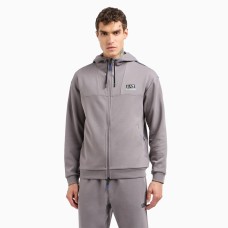 МЪЖКО ГОРНИЩЕ EA7 EMPORIO ARMANI 6DPM24-1992 NATURAL VENTUS7 M HOODIE FZ СИВО