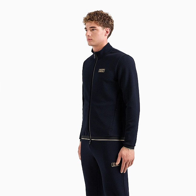 МЪЖКО ГОРНИЩЕ EA7 EMPORIO ARMANI 7M000036-UB102 TRAIN GOLD LABEL M T-TOP FZ PQ ТЪМНОСИНЬО