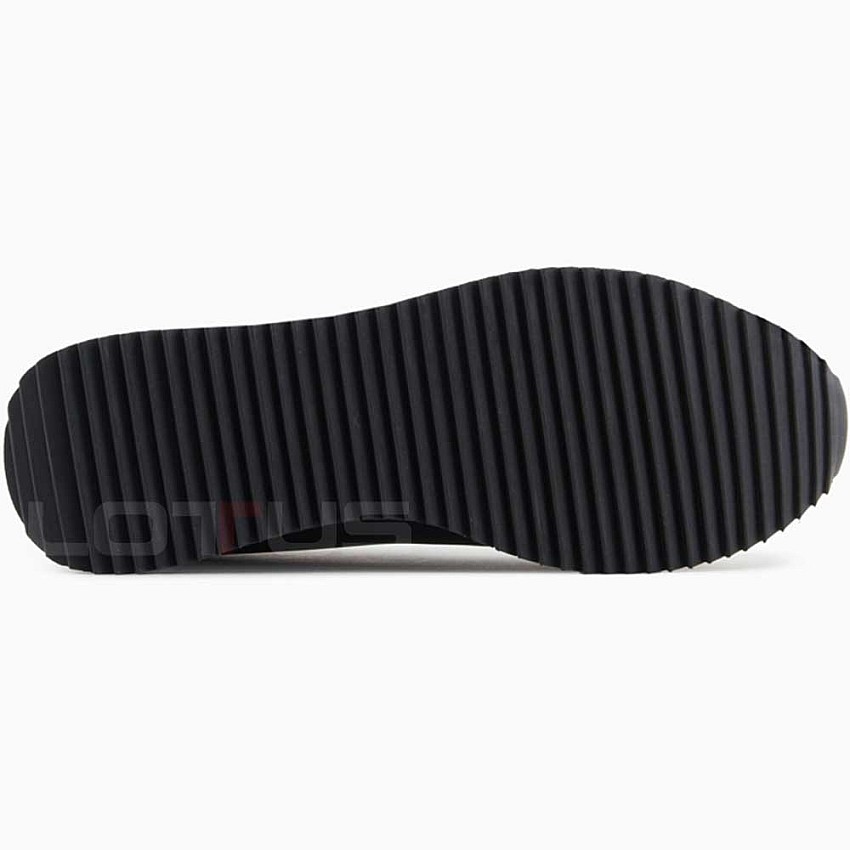 МЪЖКИ ОБУВКИ EA7 EMPORIO ARMANI X8X101-T985 BLACK&WHITE VINTAGE ЧЕРНИ/ЗЕЛЕНИ