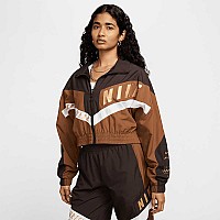 ДАМСКО ГОРНИЩЕ NIKE HF5956-220 NSW JKT WVN STREET SW КАФЯВО