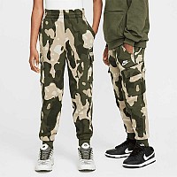 ДЕТСКО ДОЛНИЩЕ ЗА МОМЧЕ NIKE FZ5491-325 NSW CLUB FLC CRGO PNT CAMO ЗЕЛЕНО