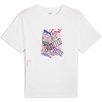 ДАМСКА ТЕНИСКА PUMA 68324202 GRAPHICS PHOTOPRINT TEE БЯЛА
