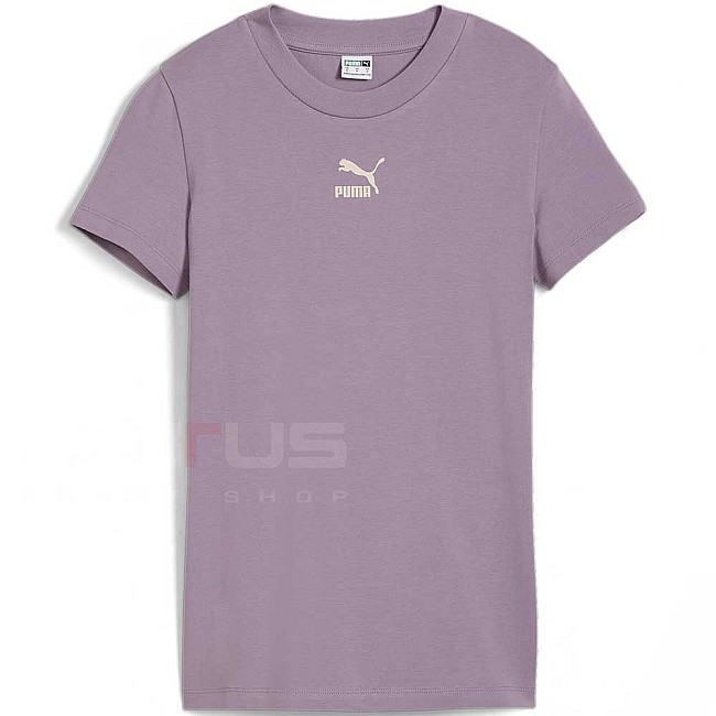 ДАМСКА ТЕНИСКА PUMA 53561030 CLASSICS SLIM TEE БЛЕДОЛИЛАВА