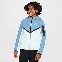 ДЕТСКО ГОРНИЩЕ NIKE HV5867-474 NSW TCH FLC FZ PD СВЕТЛОСИНЬО