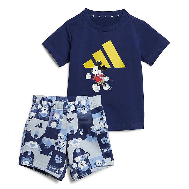 БЕБЕШКИ СПОРТЕН ЕКИП ЗА МОМЧЕ ADIDAS JD0377 DY MM T SET ТЪМНОСИН