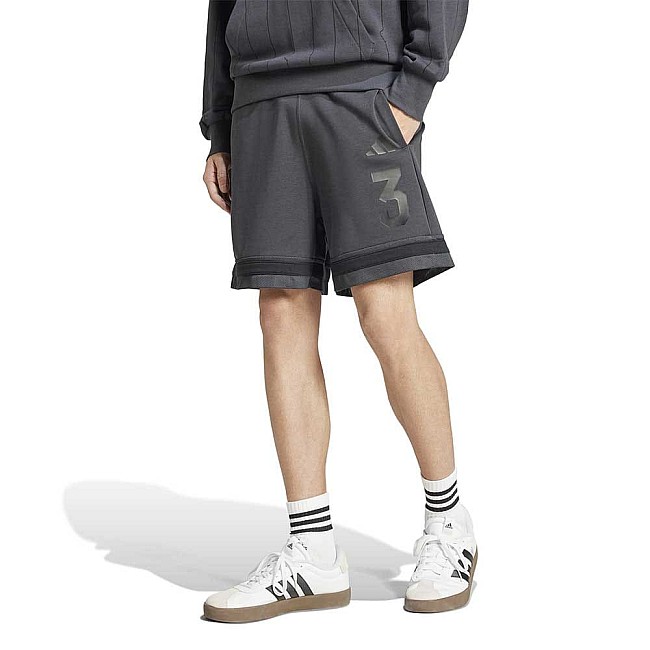 МЪЖКИ КЪСИ ПАНТАЛОНИ ADIDAS JD8090 US SPORTS SHORT ТЪМНОСИВИ