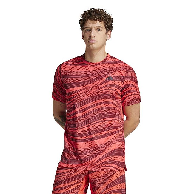 МЪЖКА ТЕНИСКА ADIDAS JE0407 CLUB GRAPH TEE ЧЕРВЕНА