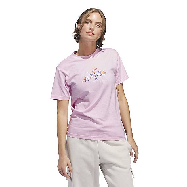 ДАМСКА ТЕНИСКА ADIDAS JP0114 ELEM FLRL TEE РОЗОВА