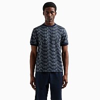 МЪЖКА ТЕНИСКА EA7 EMPORIO ARMANI 7M000208-UB102 GRAPHIC SERIES M TEE SS MONOGRAM PRINTED ТЪМНОСИНЯ