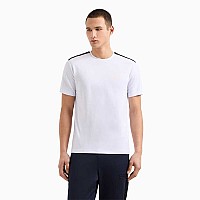 МЪЖКА ТЕНИСКА EA7 EMPORIO ARMANI 7M000299-U0002 GOLD LABEL M TEE SS PUNTO ROMA БЯЛА