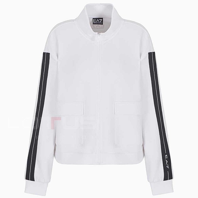 ДАМСКО ГОРНИЩЕ EA7 EMPORIO ARMANI 7W000171-U0002 LOGO SERIES W T-TOP FZ TAPE БЯЛО
