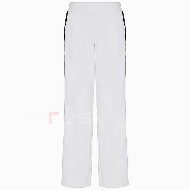 ДАМСКО ДОЛНИЩЕ EA7 EMPORIO ARMANI 7W000174-U0002 LOGO SERIES W PANTS OH TAPE БЯЛО