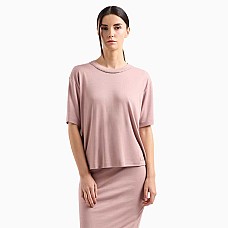 ДАМСКА ТЕНИСКА EA7 EMPORIO ARMANI 7W000340-U4079 PRECIOUS W TEE SS СВЕТЛОКАФЯВА