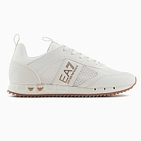 ДАМСКИ ОБУВКИ EA7 EMPORIO ARMANI X8X027-U454 BLACK & WHITE LACES БЕЖОВИ