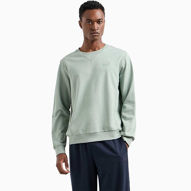 МЪЖКА БЛУЗА EA7 EMPORIO ARMANI 7M000229-U9024 VISIBILITY M T-TOP CN COFT БЛЕДОЗЕЛЕНА