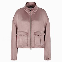 ДАМСКО ГОРНИЩЕ EA7 EMPORIO ARMANI 7W000146-U4079 PRECIOUS W BLUSON SATIN СВЕТЛОКАФЯВО