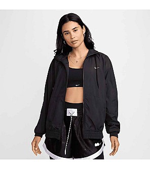 ДАМСКО ГОРНИЩЕ NIKE FV6298-010 NSW ESSNTL UV WVN JKT HD ЧЕРНО