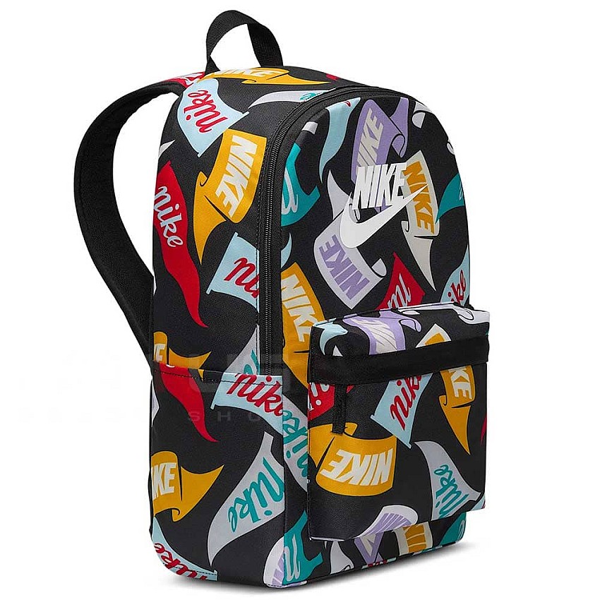 РАНИЦА NIKE HJ8322-010 HERITAGE BKPK - PENANT TOSS ЧЕРНА/МНОГОЦВЕТНА