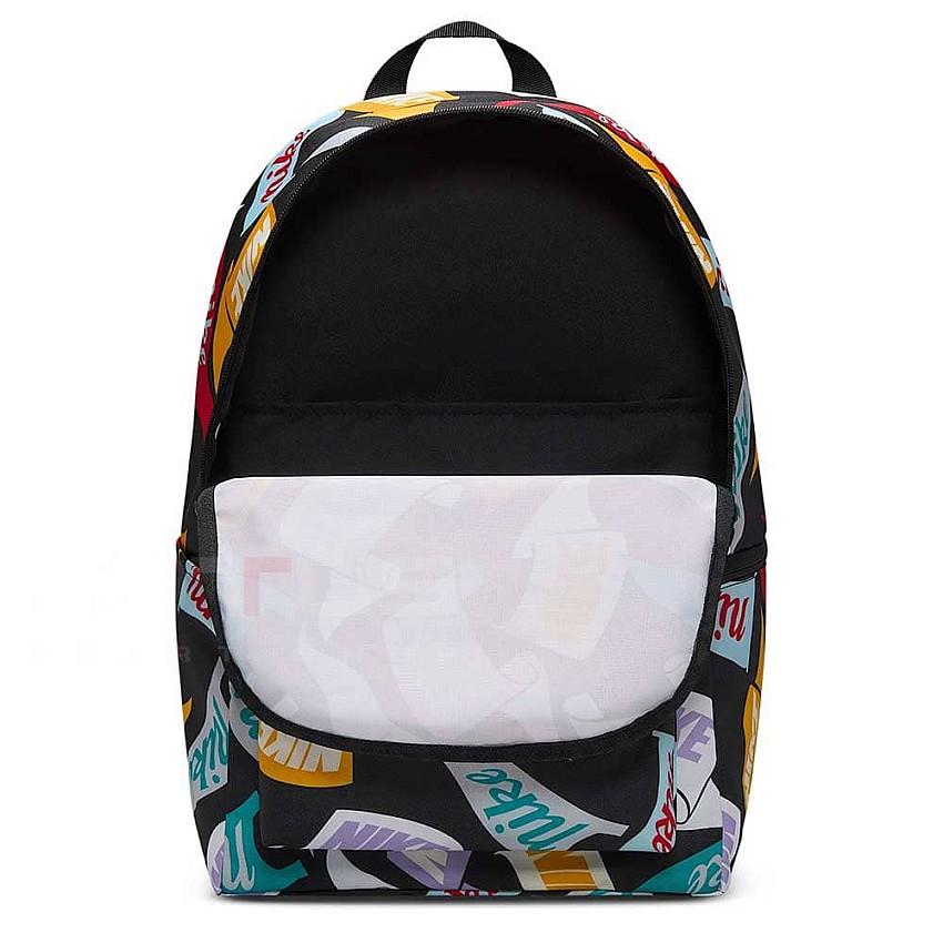 РАНИЦА NIKE HJ8322-010 HERITAGE BKPK - PENANT TOSS ЧЕРНА/МНОГОЦВЕТНА