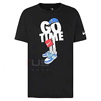 ДЕТСКА ТЕНИСКА ЗА МОМЧЕ NIKE 9Q1104-023 GO TIME CAPMANDO TEE ЧЕРНА