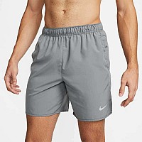 МЪЖКИ КЪСИ ПАНТАЛОНИ NIKE DV9344-084 DF CHALLENGER 7UL SHORT СИВИ