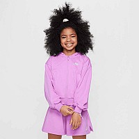 ДЕТСКО ГОРНИЩЕ ЗА МОМИЧЕ NIKE FN8595-532 NSW FZ HDY JSY LBR ЛИЛАВО