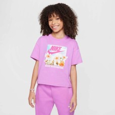ДЕТСКА ТЕНИСКА ЗА МОМИЧЕ NIKE HM6311-532 NSW PHOTO TEE ЛИЛАВА