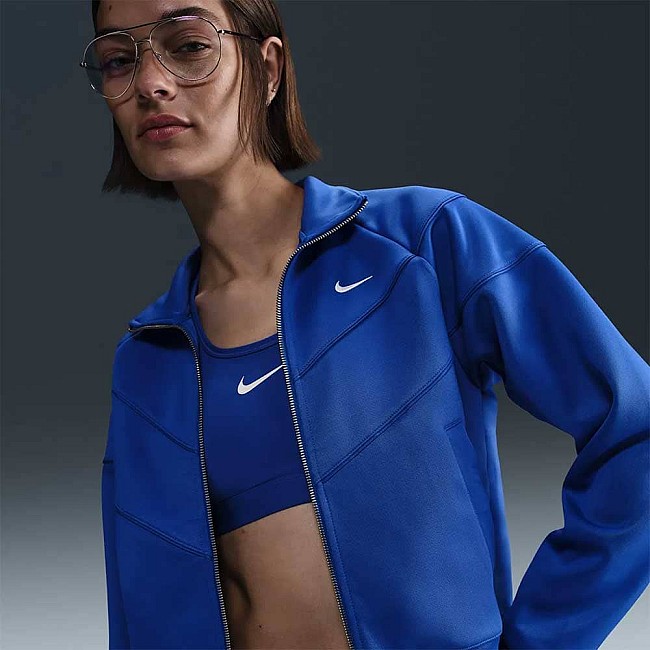 ДАМСКО ГОРНИЩЕ NIKE HJ0975-405 NSW WR POLY KNIT JKT СИНЬО